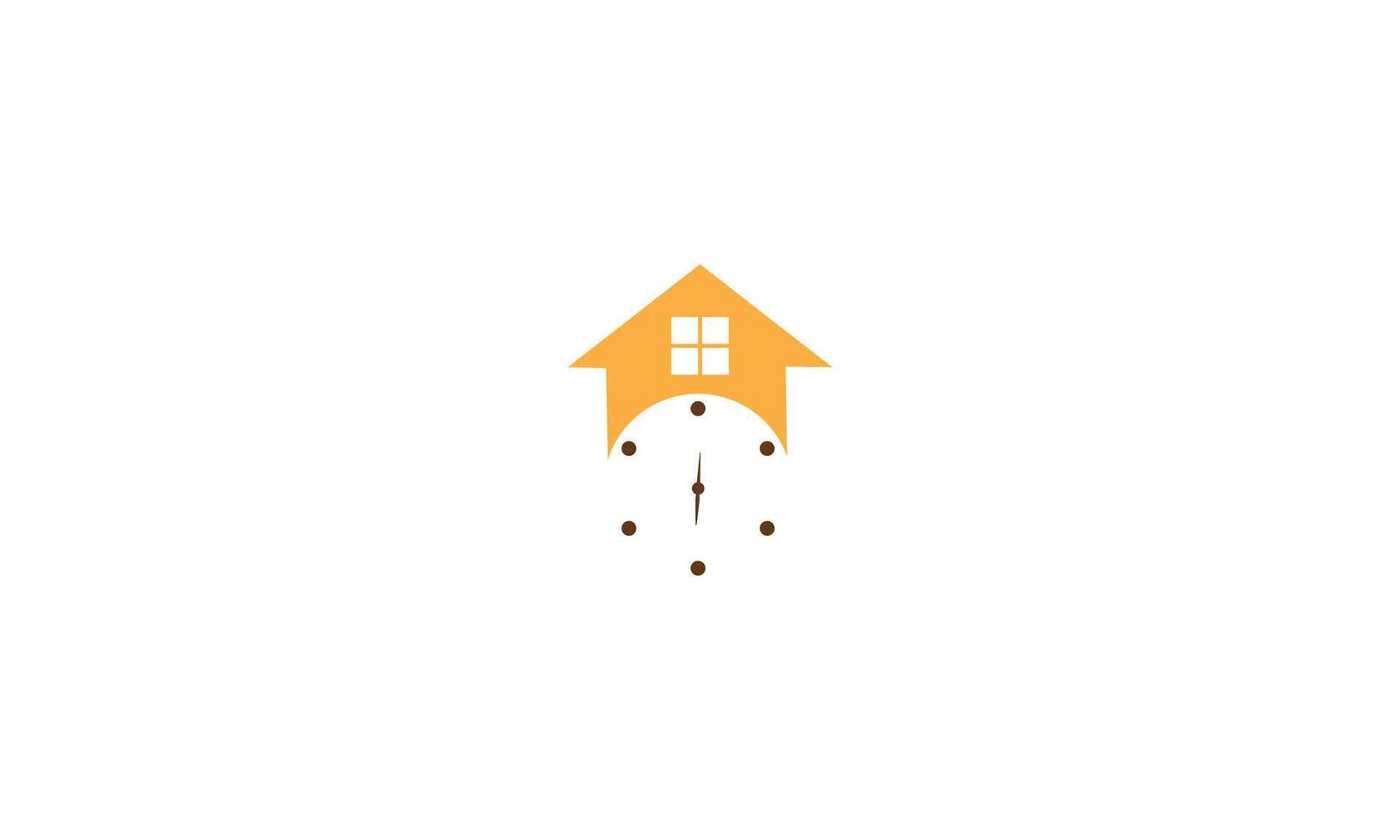 Vector abstract logo idea, time concept or clock business icon. Creative logotype design template