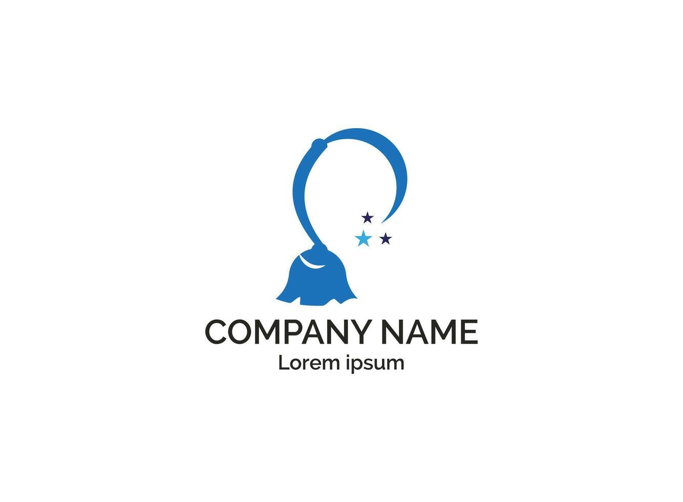 Cleaning service logo design idea. vector