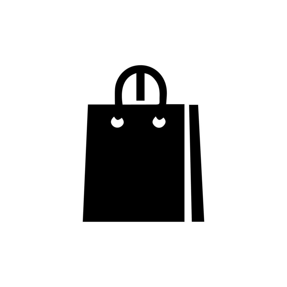 shopping bag silhouettes vector