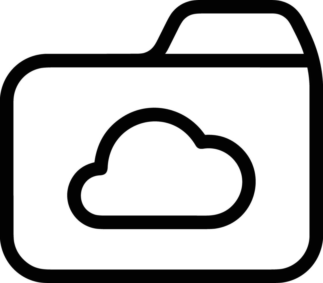 Cloud icon symbol vector image. Illustration of the hosting storage design image