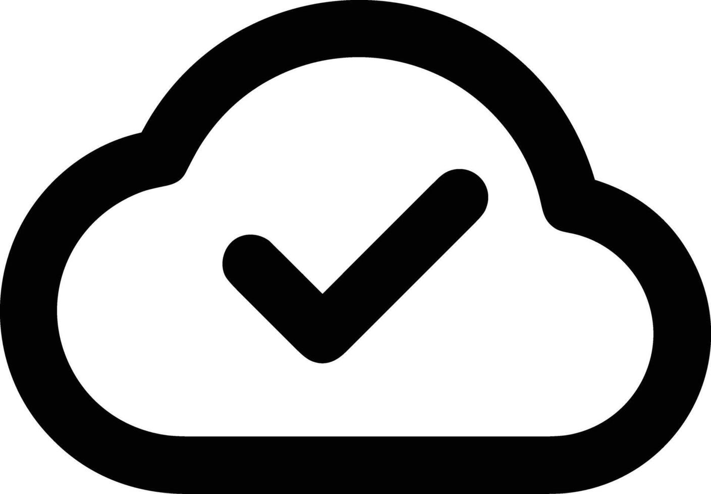 Cloud icon symbol vector image. Illustration of the hosting storage design image