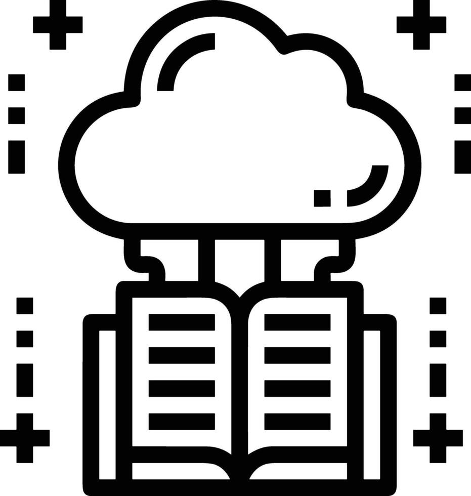 Cloud icon symbol vector image. Illustration of the hosting storage design image