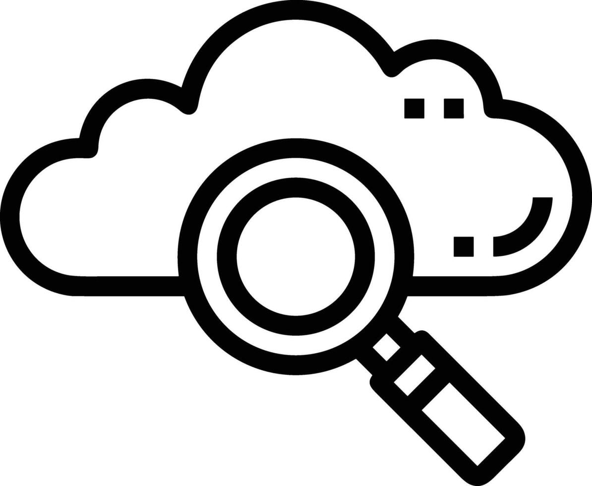 Cloud icon symbol vector image. Illustration of the hosting storage design image