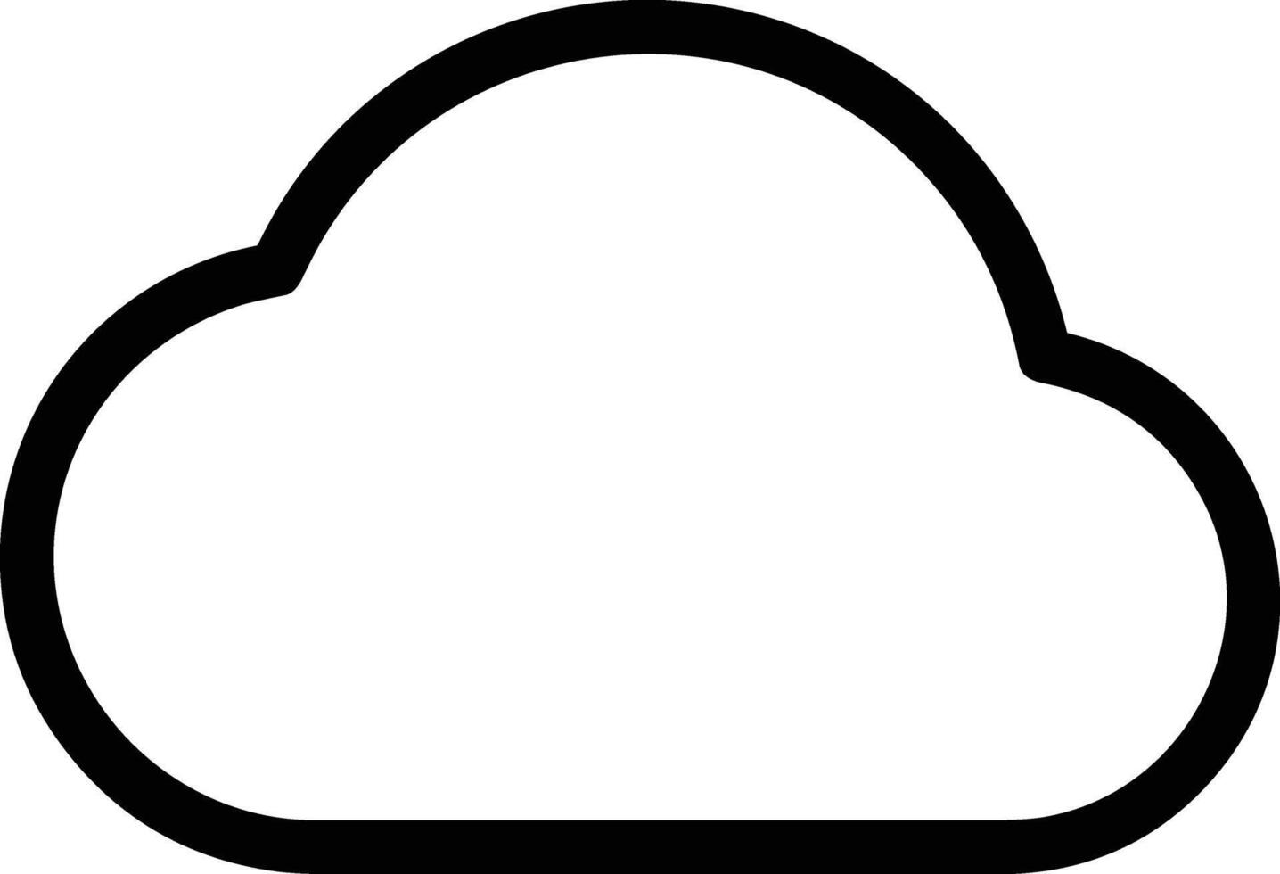 Cloud icon symbol vector image. Illustration of the hosting storage design image