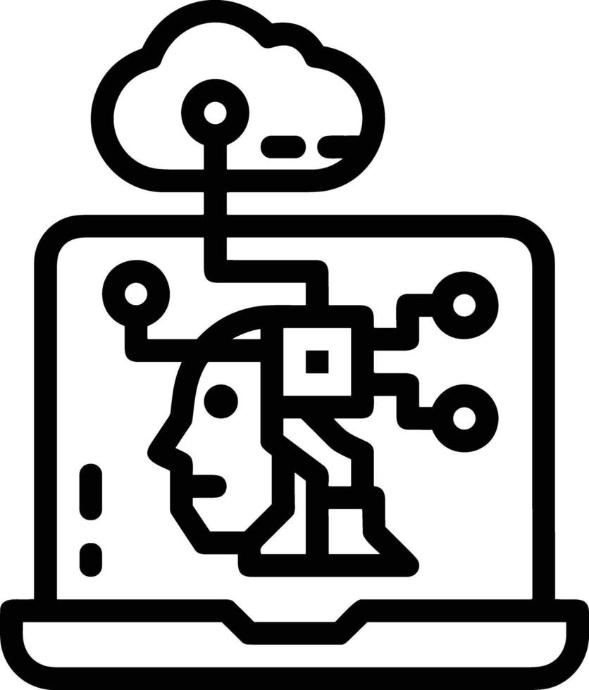 Cloud icon symbol vector image. Illustration of the hosting storage design image