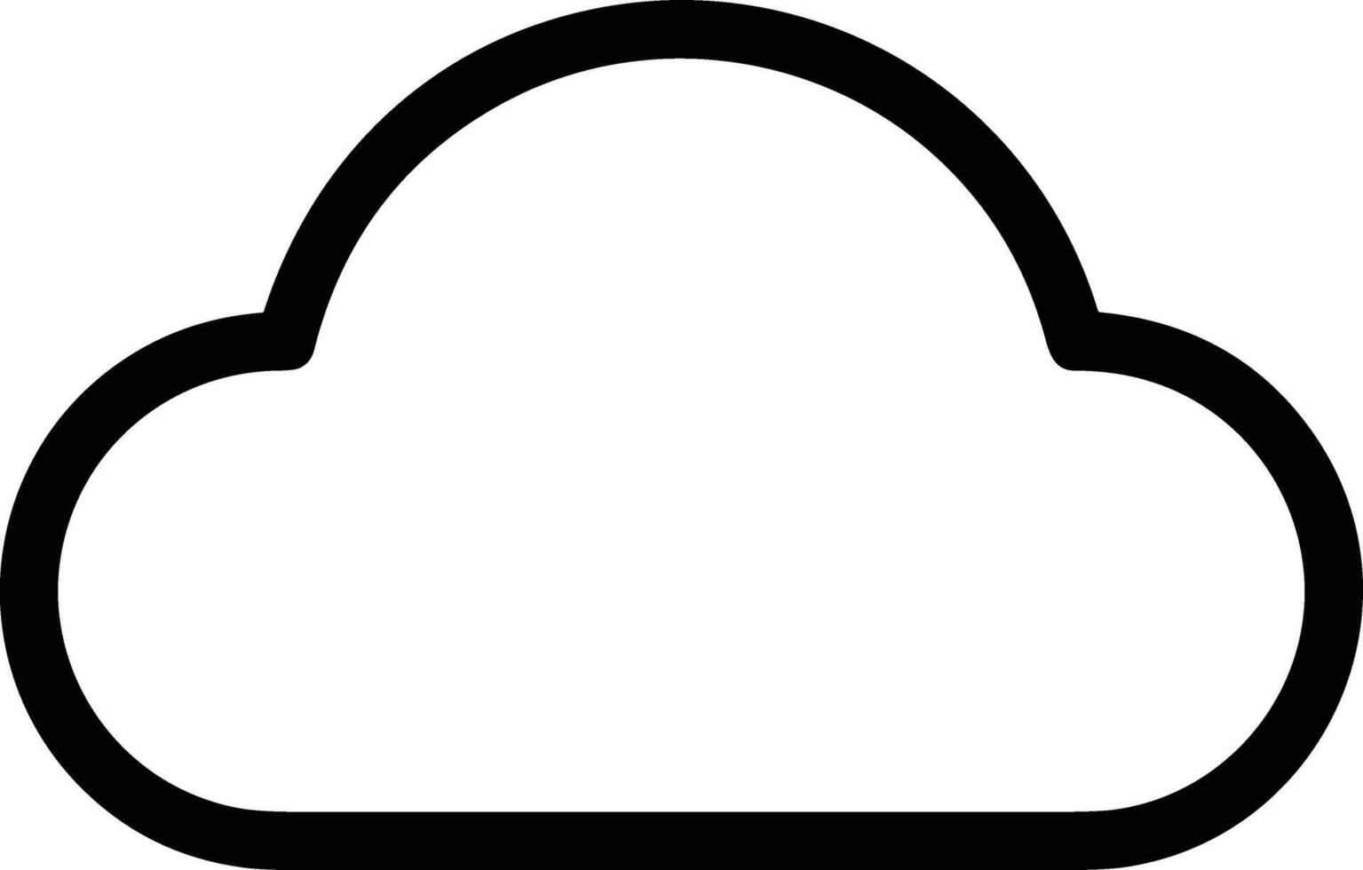 Cloud icon symbol vector image. Illustration of the hosting storage design image