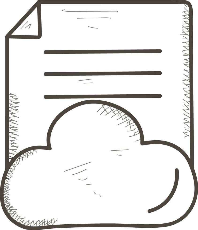 Cloud icon symbol vector image. Illustration of the hosting storage design image