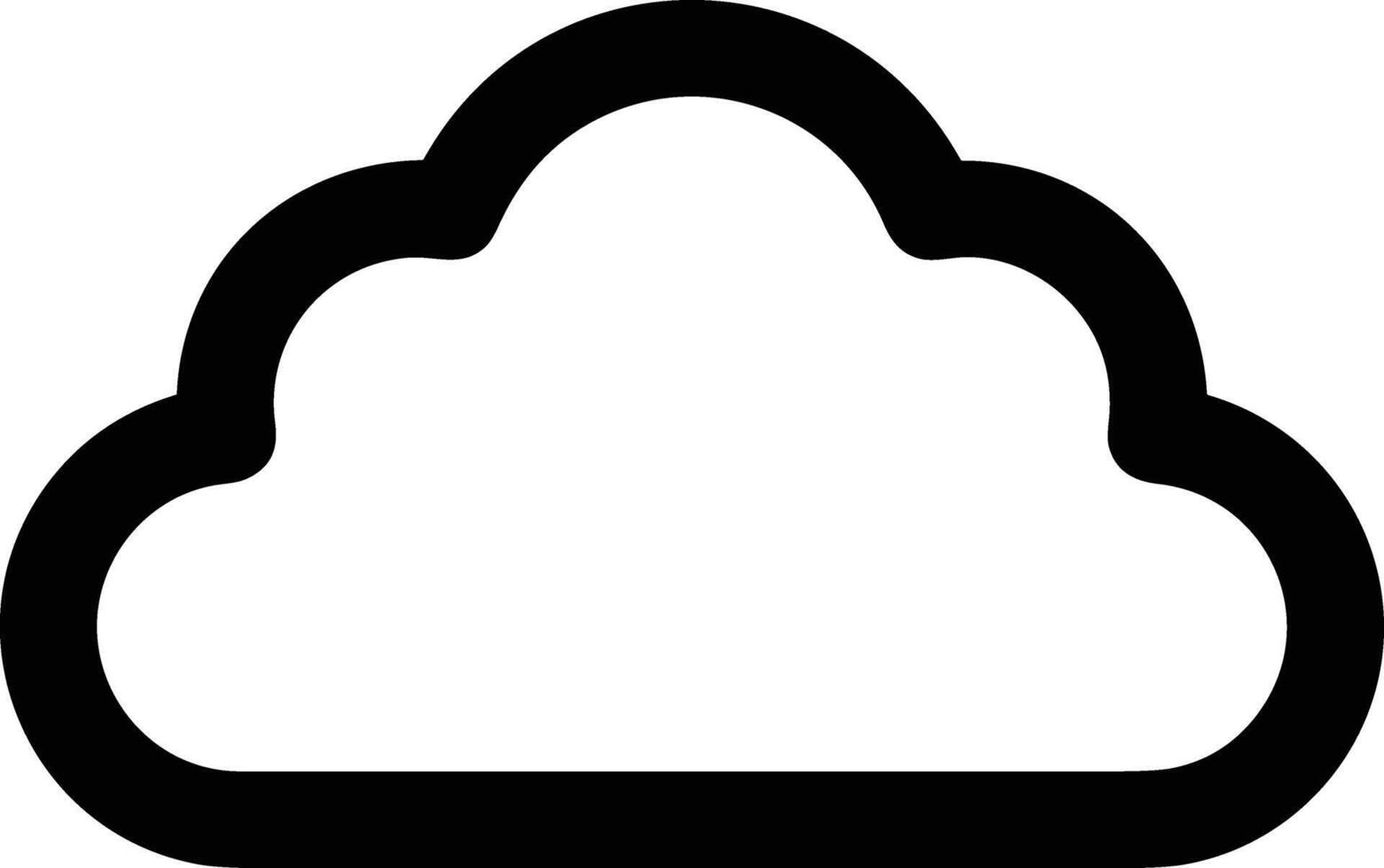 Cloud icon symbol vector image. Illustration of the hosting storage design image