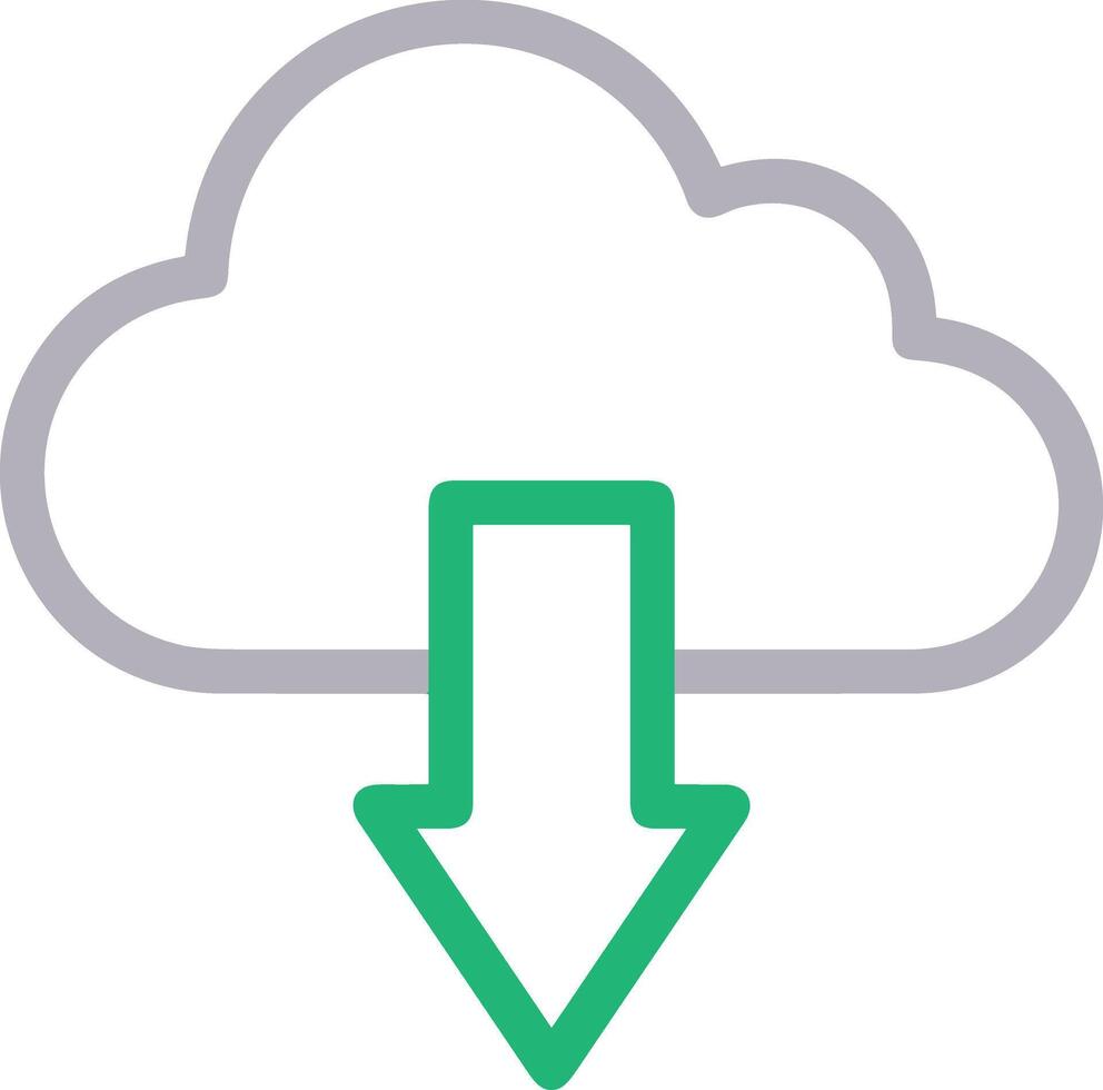 Cloud icon symbol vector image. Illustration of the hosting storage design image