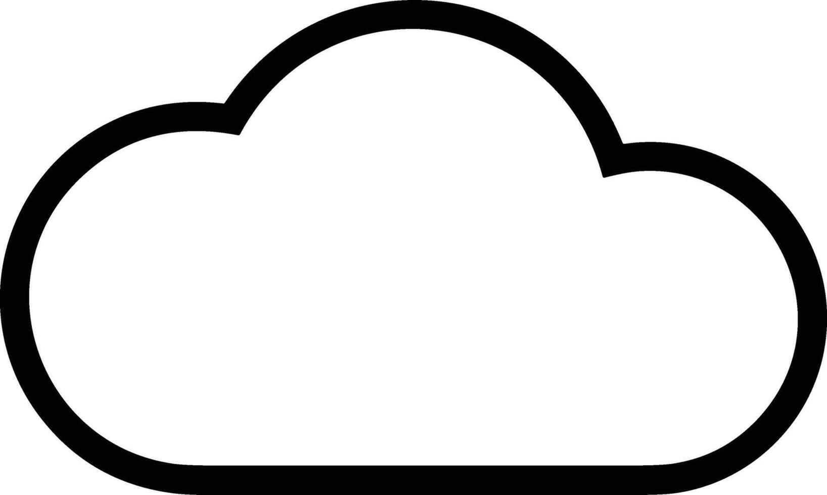 Cloud icon symbol vector image. Illustration of the hosting storage design image
