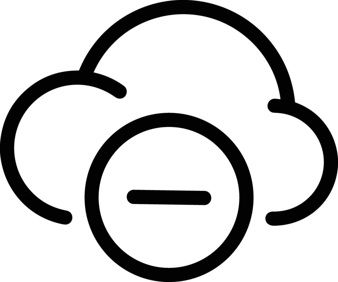 nube icono símbolo vector imagen