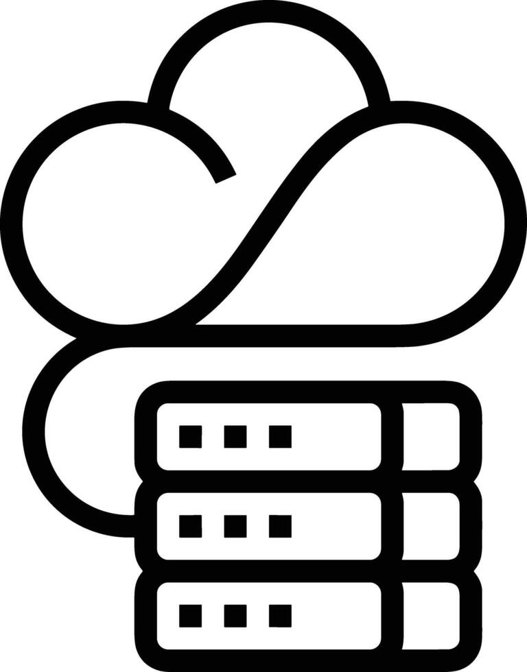 Cloud icon symbol vector image