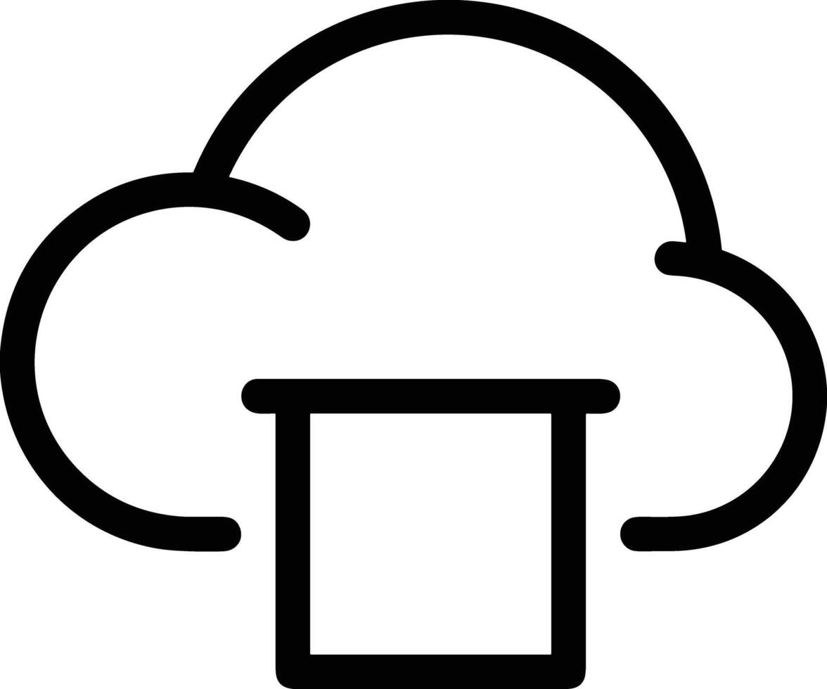 Cloud icon symbol vector image