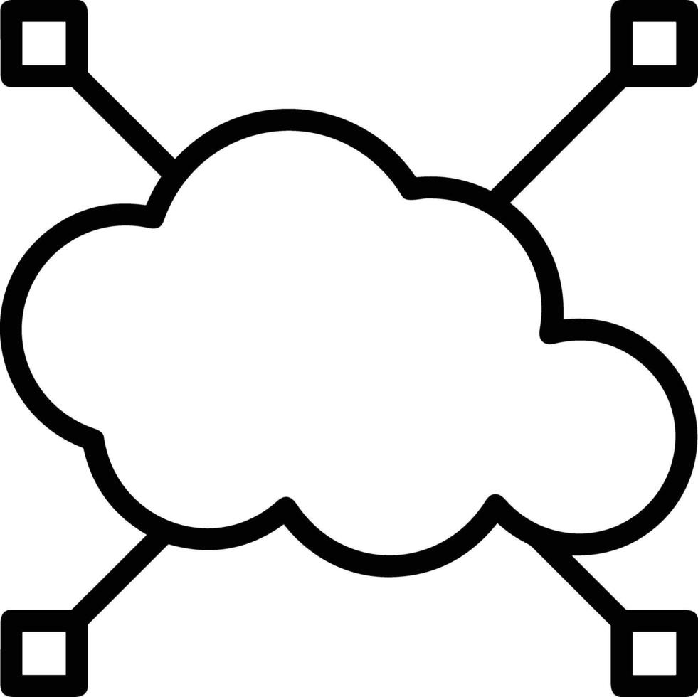 Cloud icon symbol vector image