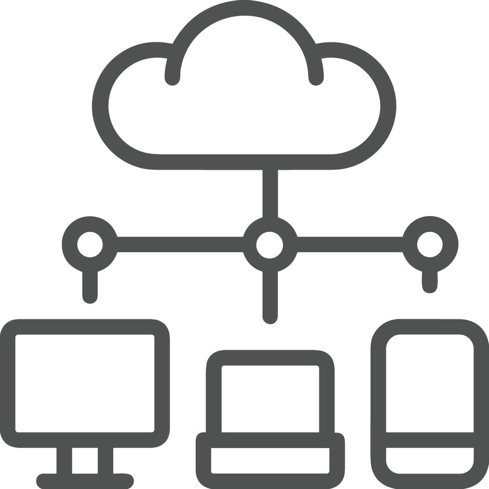 Cloud icon symbol vector image