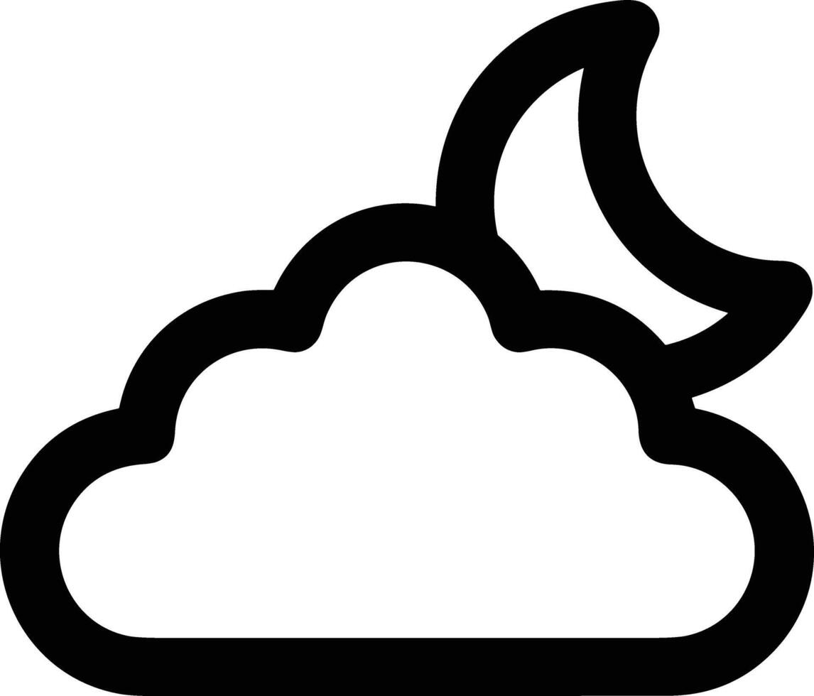 nube icono símbolo vector imagen