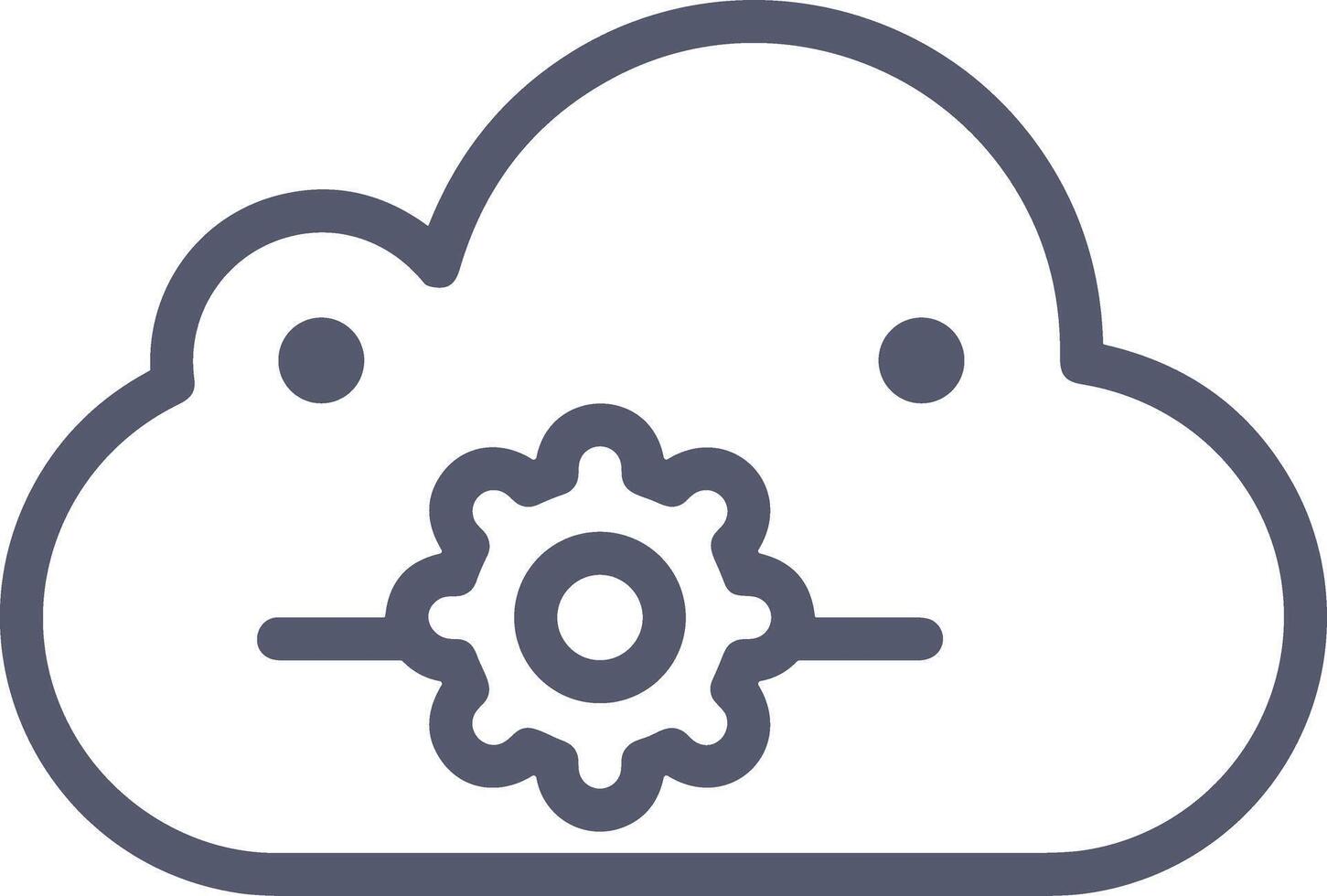 Cloud icon symbol vector image