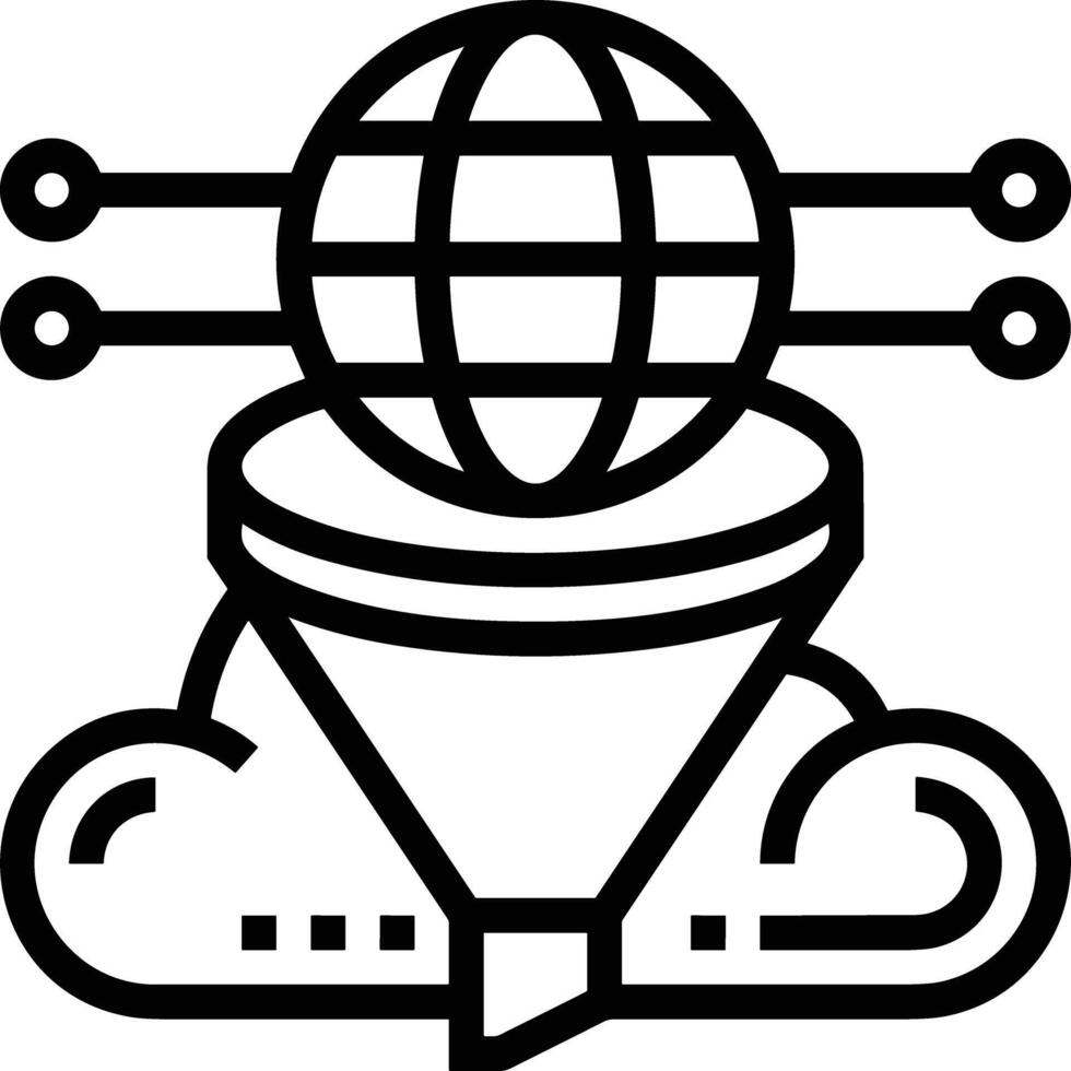 Cloud icon symbol vector image