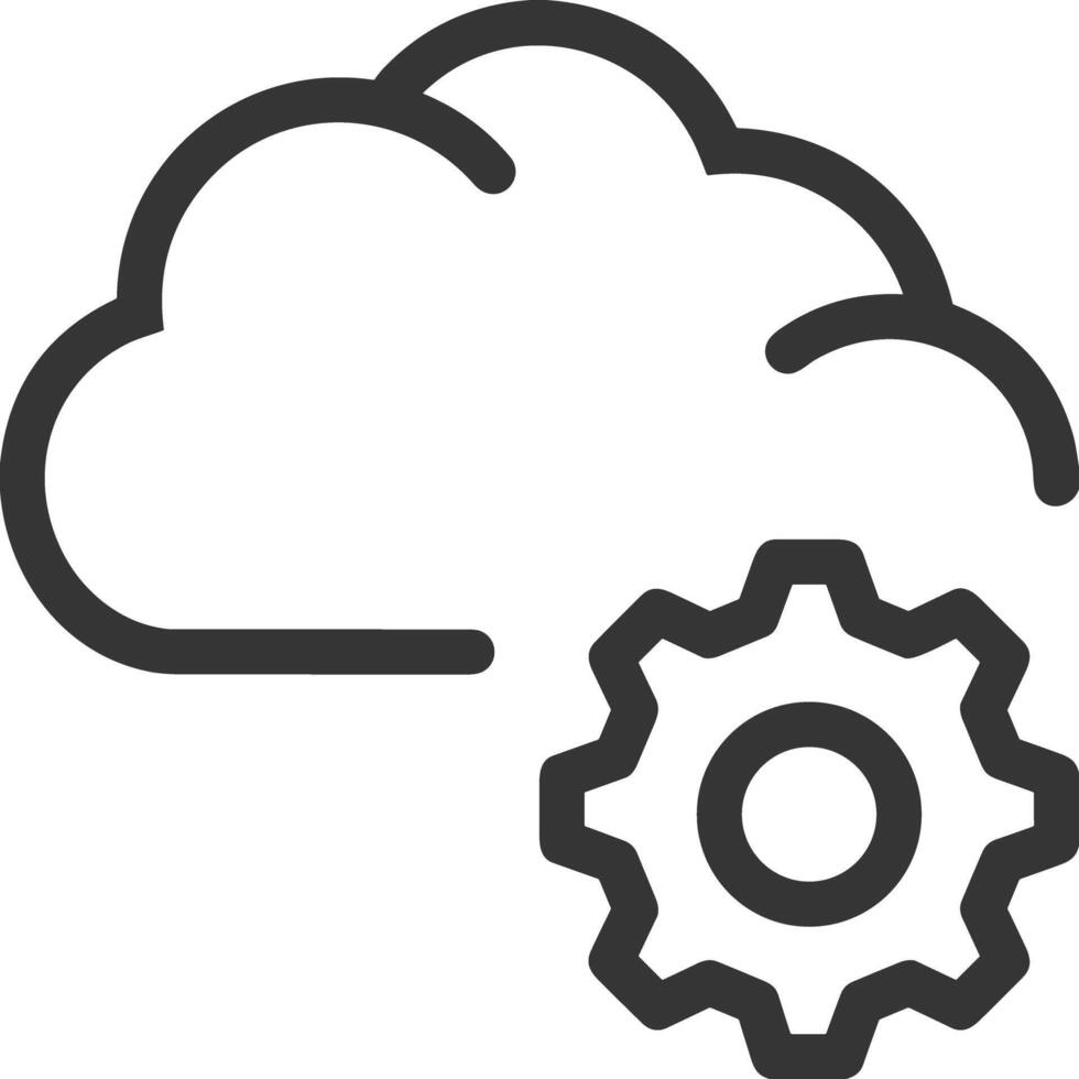 nube icono símbolo vector imagen