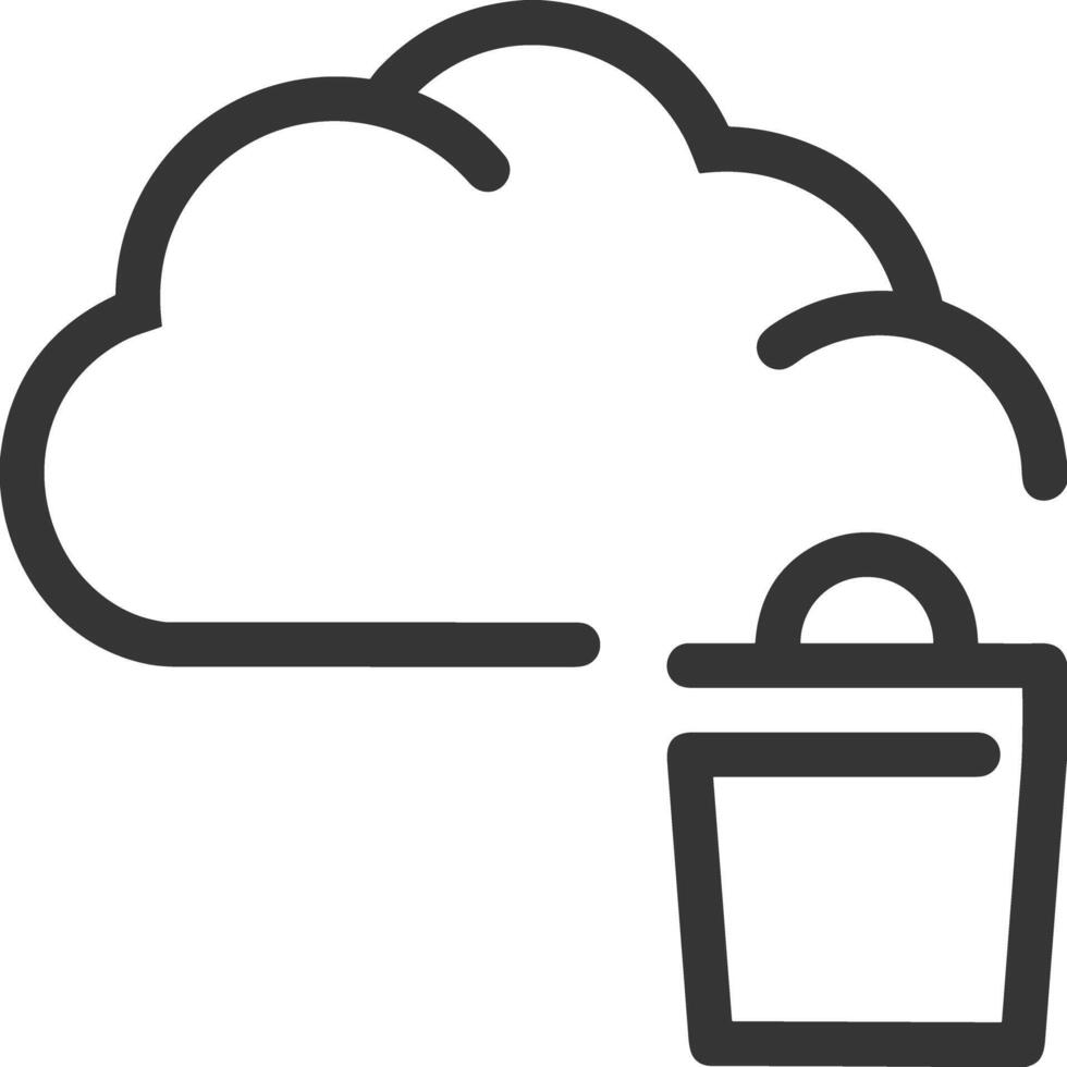 nube icono símbolo vector imagen