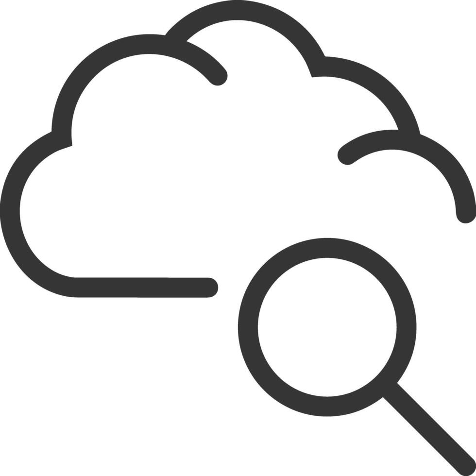 nube icono símbolo vector imagen