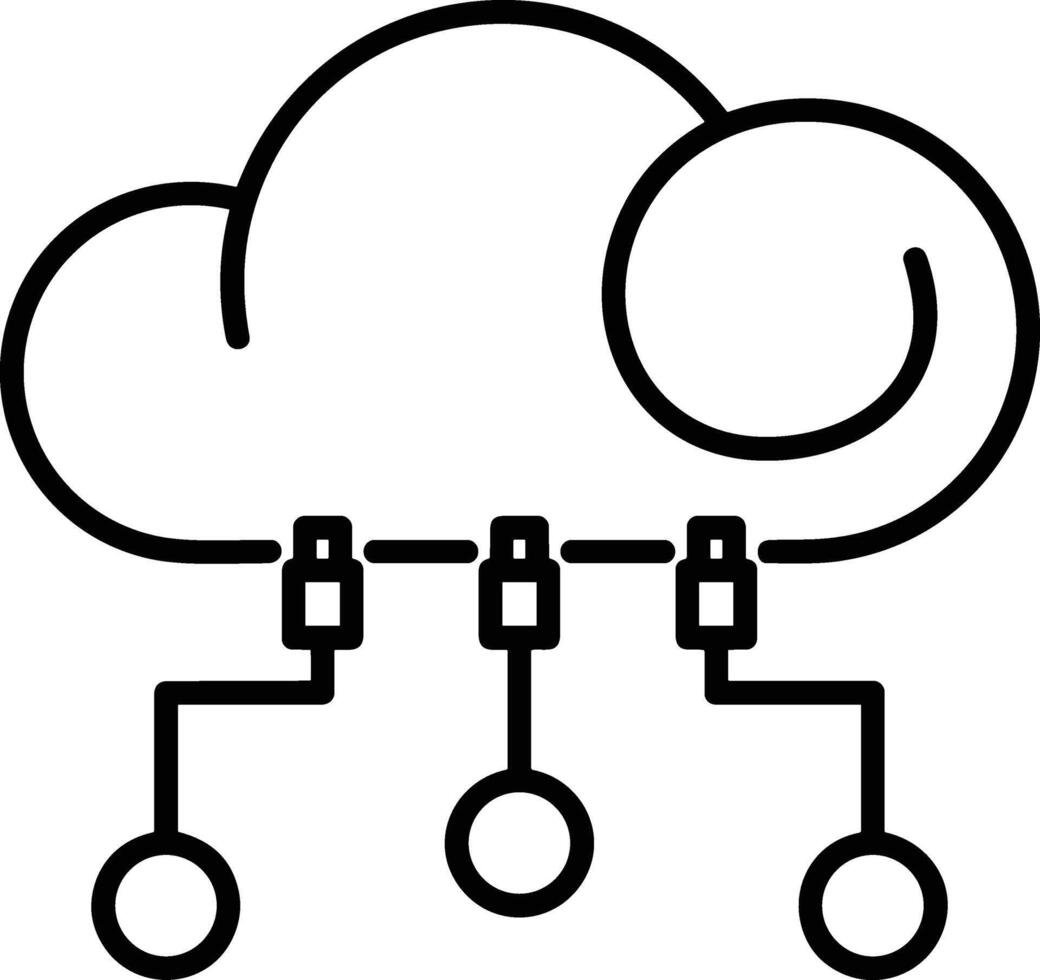 Cloud icon symbol vector image