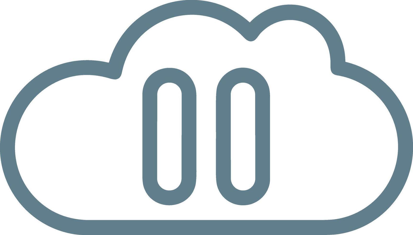 Cloud icon symbol vector image