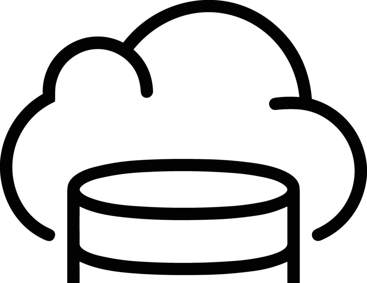 Cloud icon symbol vector image