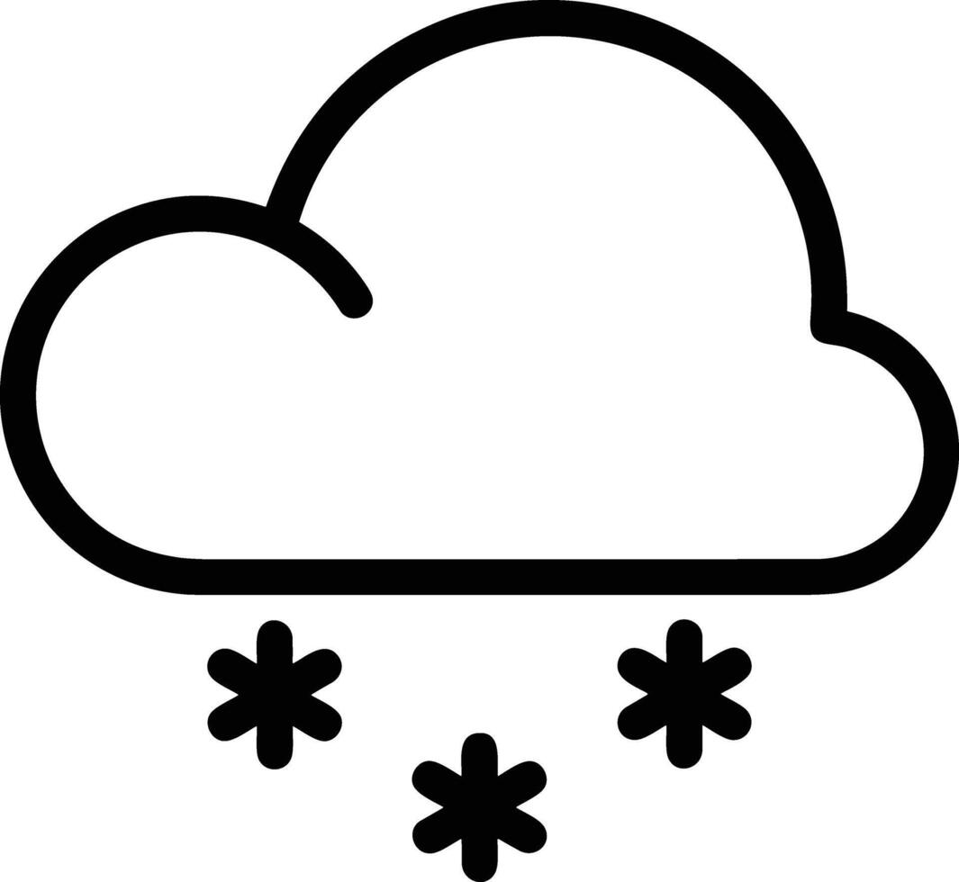 nube icono símbolo vector imagen