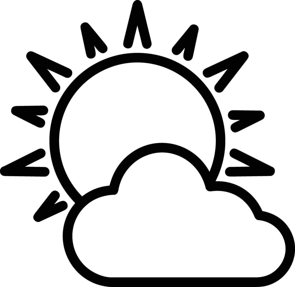 nube icono símbolo vector imagen