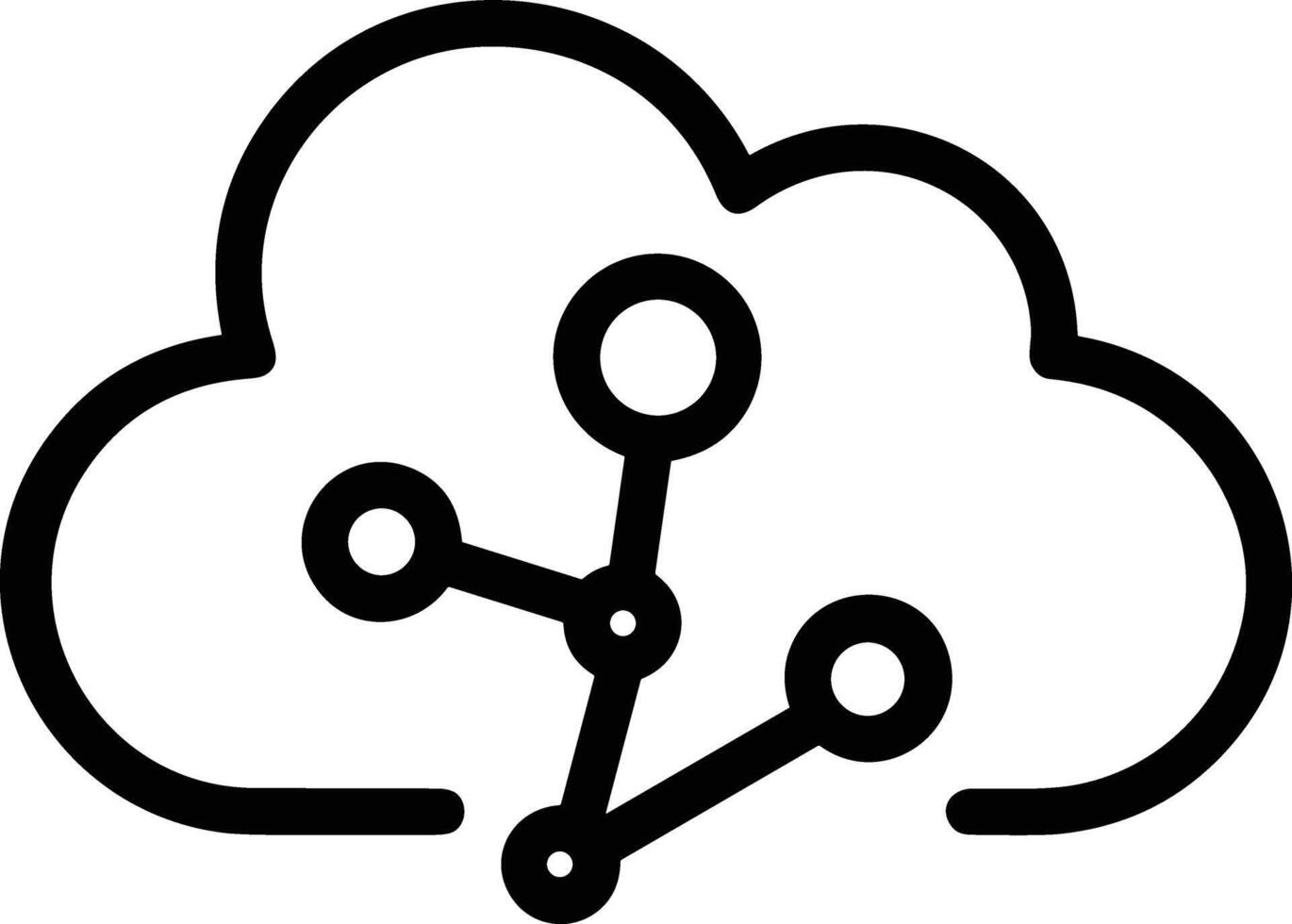 Cloud icon symbol vector image