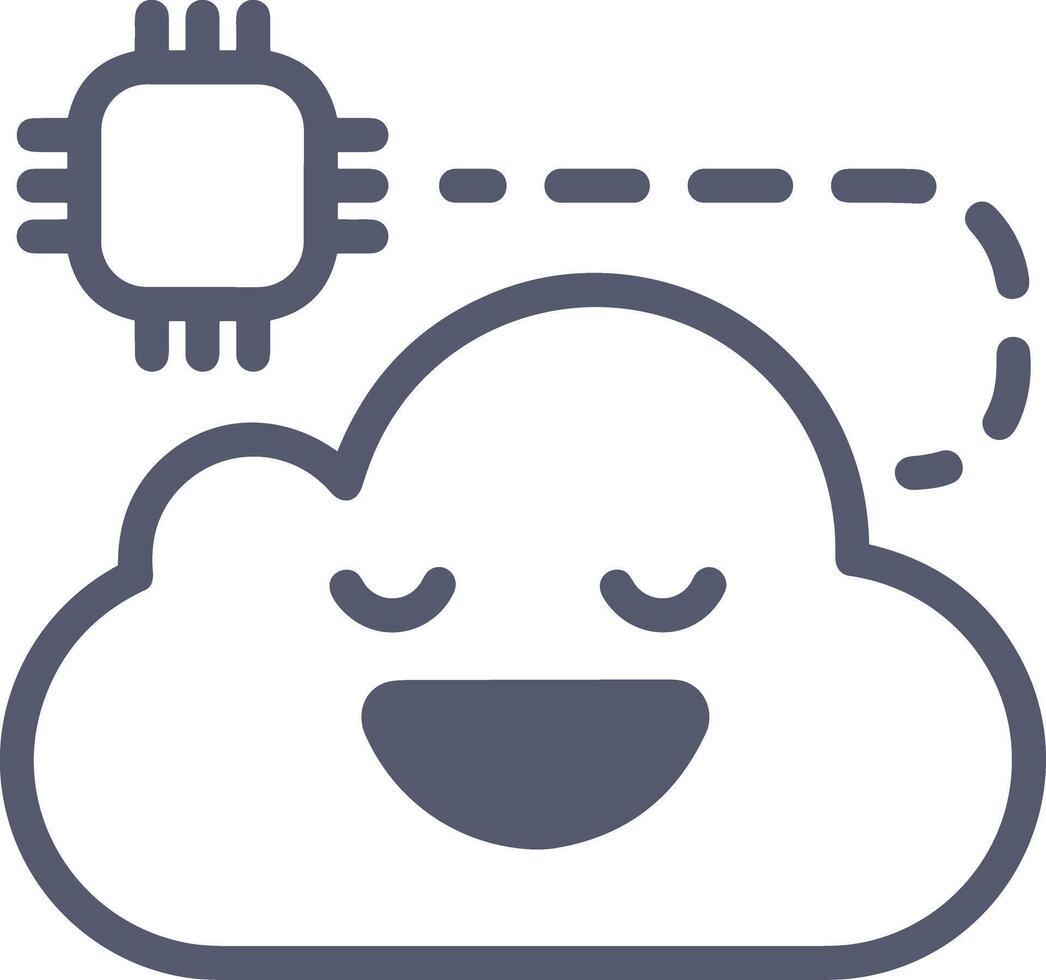 Cloud icon symbol vector image