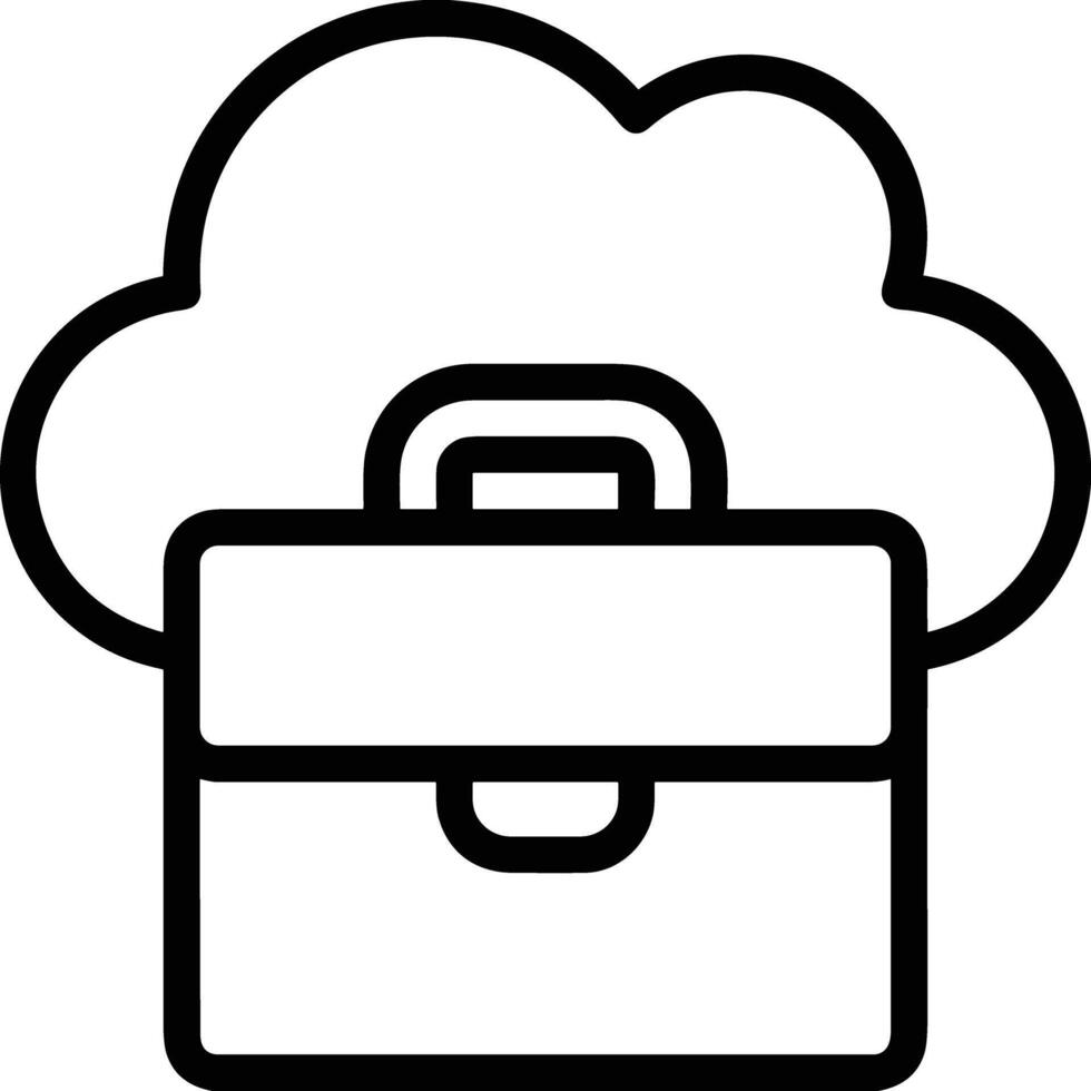 nube icono símbolo vector imagen