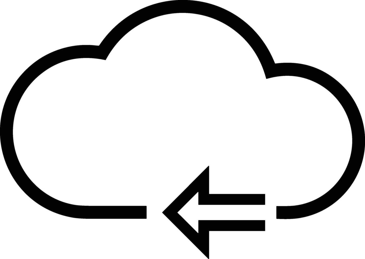 Cloud icon symbol vector image