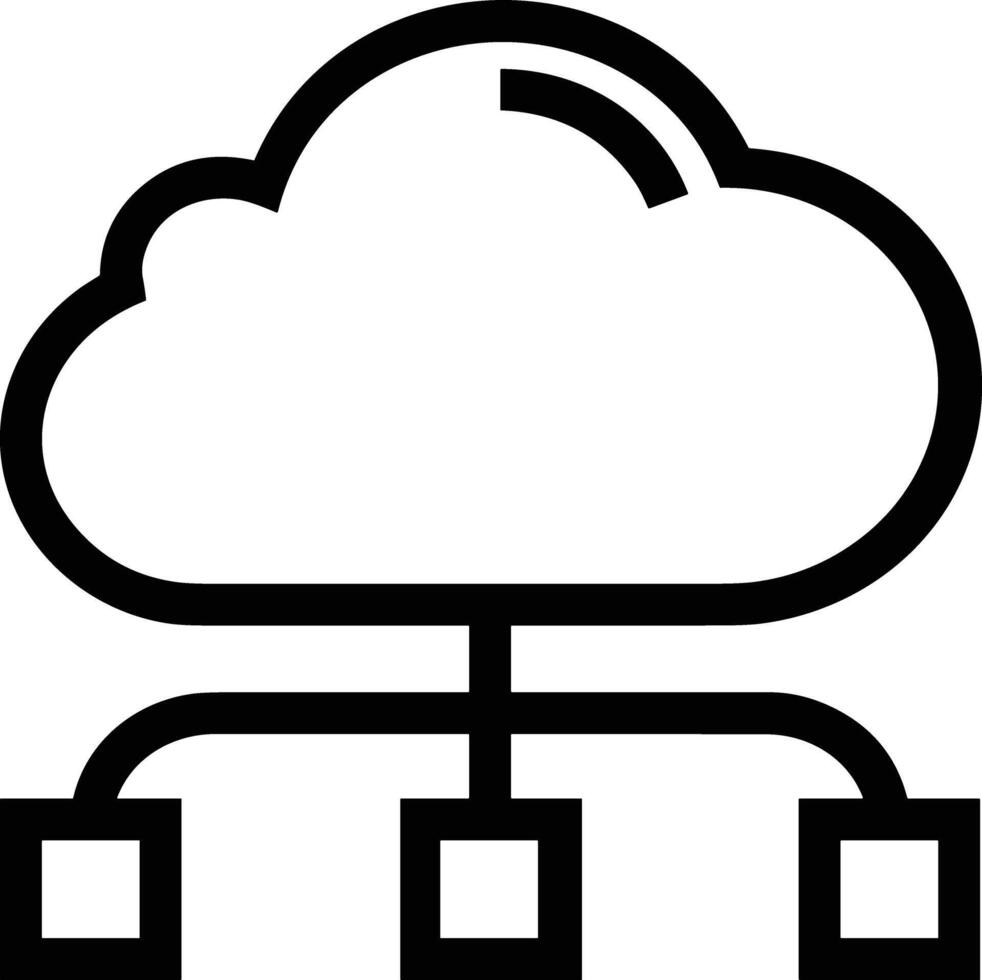 Cloud icon symbol vector image