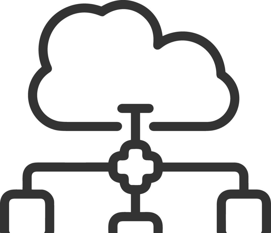 Cloud icon symbol vector image