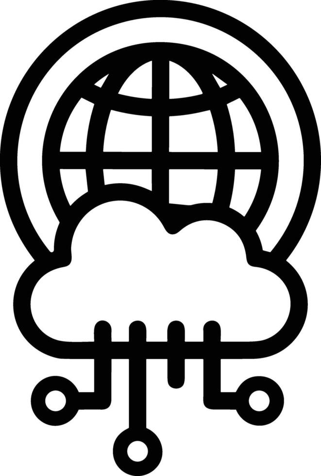 Cloud icon symbol vector image