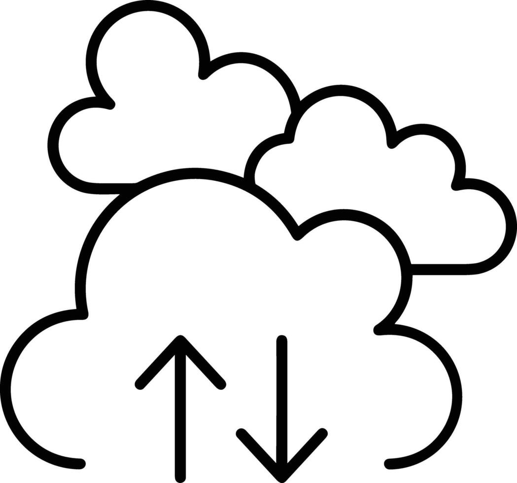 Cloud icon symbol vector image