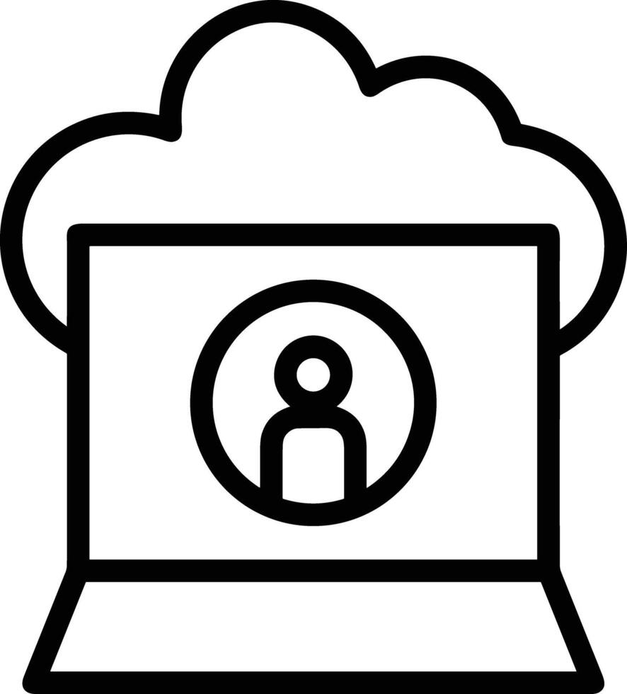 Cloud icon symbol vector image