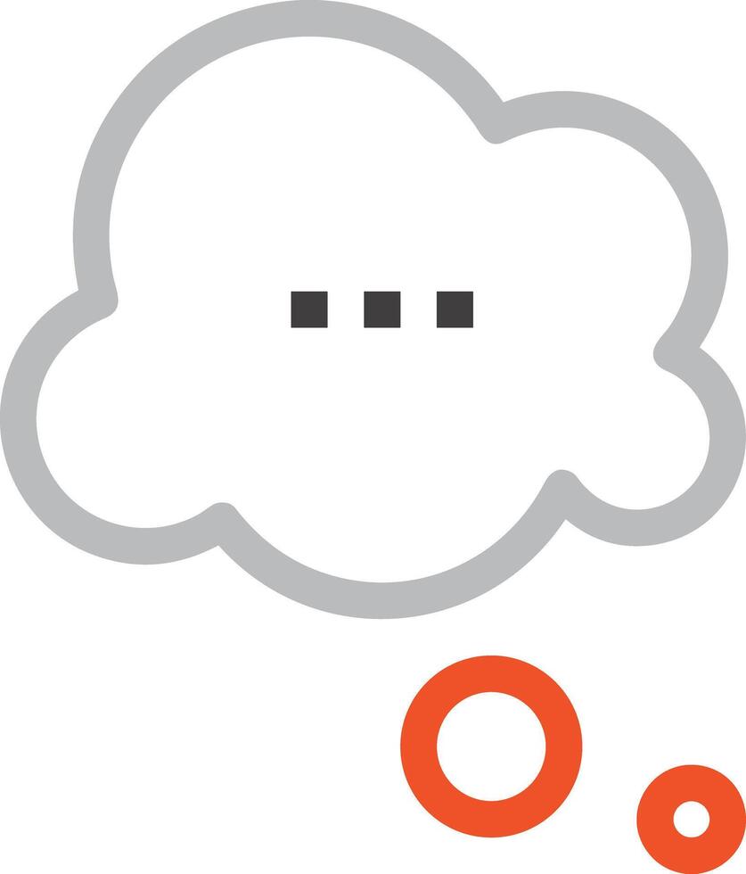 nube icono símbolo vector imagen