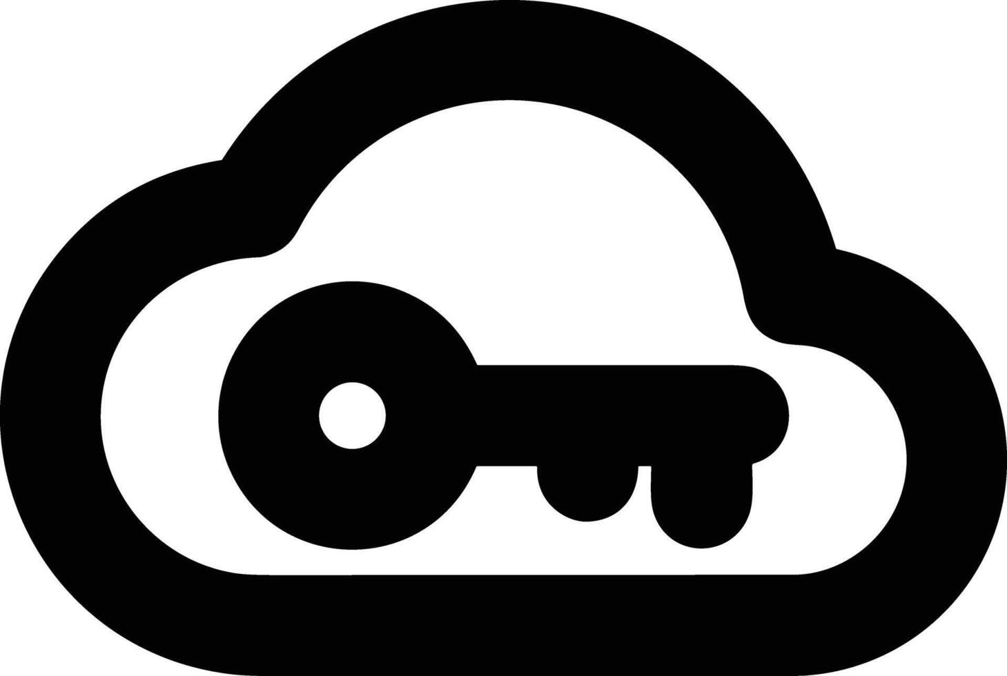 Cloud icon symbol vector image. Illustration of the hosting storage design image