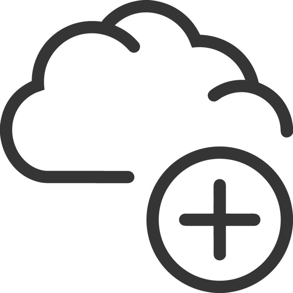 Cloud icon symbol vector image. Illustration of the hosting storage design image