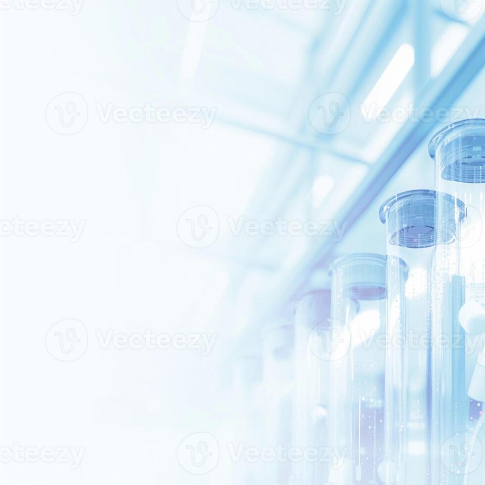 AI generated Frame Veiled Medical Landscape Stock Photo Resource, medical background blur For Social Media Post Size