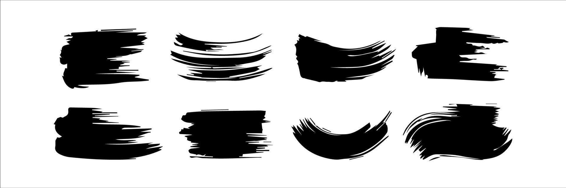 paint brush stroke, ink splatter and artistic design elements. Dirty watercolor texture, box, frame, grunge background, splash or creative shape for social media. Abstract drawing. vector