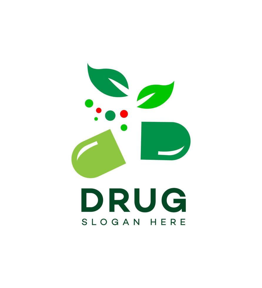 drug logo Icon Brand Identity Sign Symbol Template vector