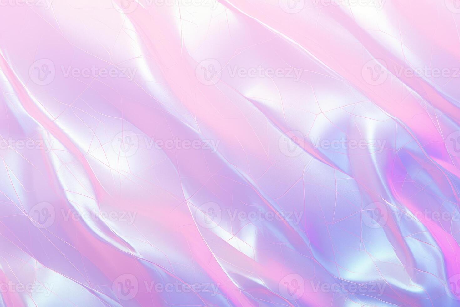 AI generated Stretchy Pink dusted holographic slime. Generate Ai photo