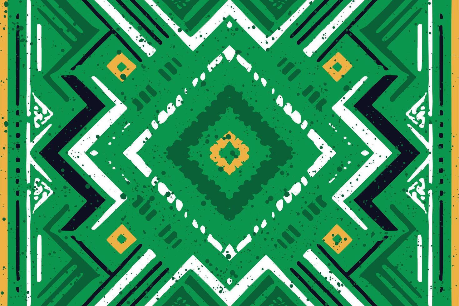 Ikat geometric ornament with diamonds. Ikkat. Seamless pattern. Aztec style. Tribal ethnic vector texture. Folk embroidery, Indian, Scandinavian, Gypsy, Mexican, African rug, wallpaper.