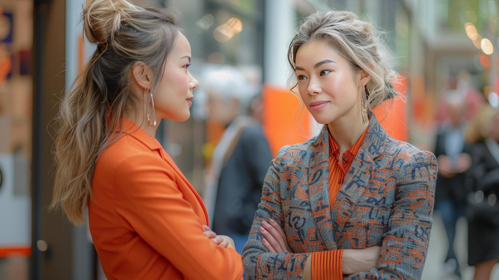 AI generated Close Up of Two People Shaking Hands photo