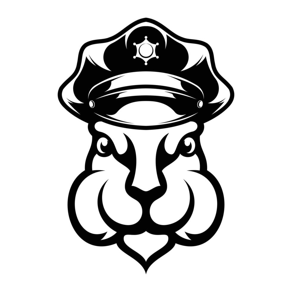 Rabbit Police Outline Version vector