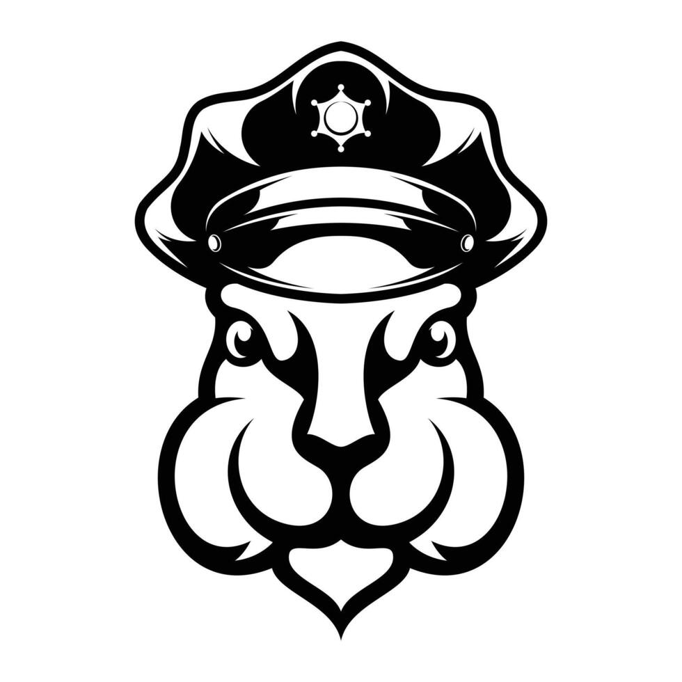 Rabbit Police Outline Version vector